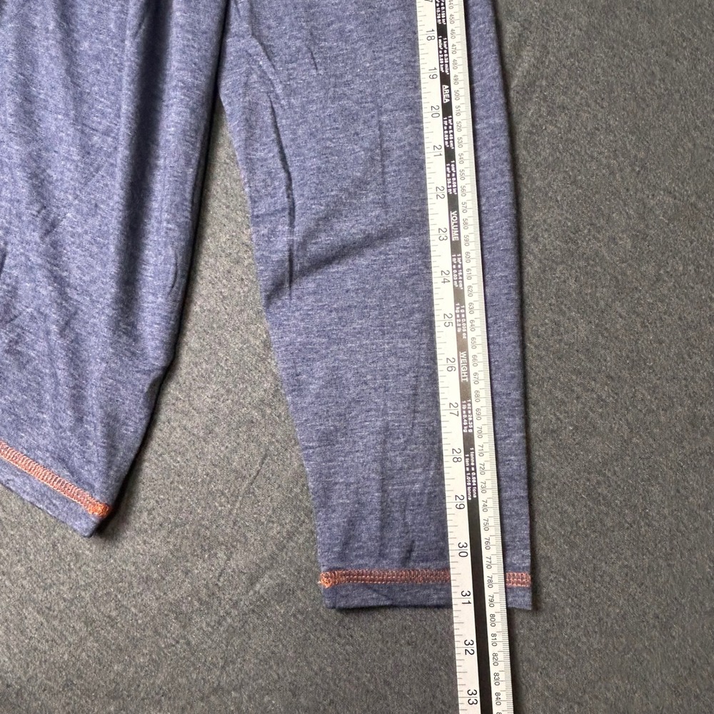 SAILWIND Mens Long Sleeve Henley Shirt XL Blue Orange Contrast Stitching NWT - Picture 8 of 8
